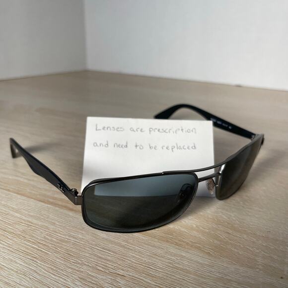 Ray-Ban RB3527 029/71 Sunglasses Gunmetal Black Frames Only 61-17 - Picture 1 of 8